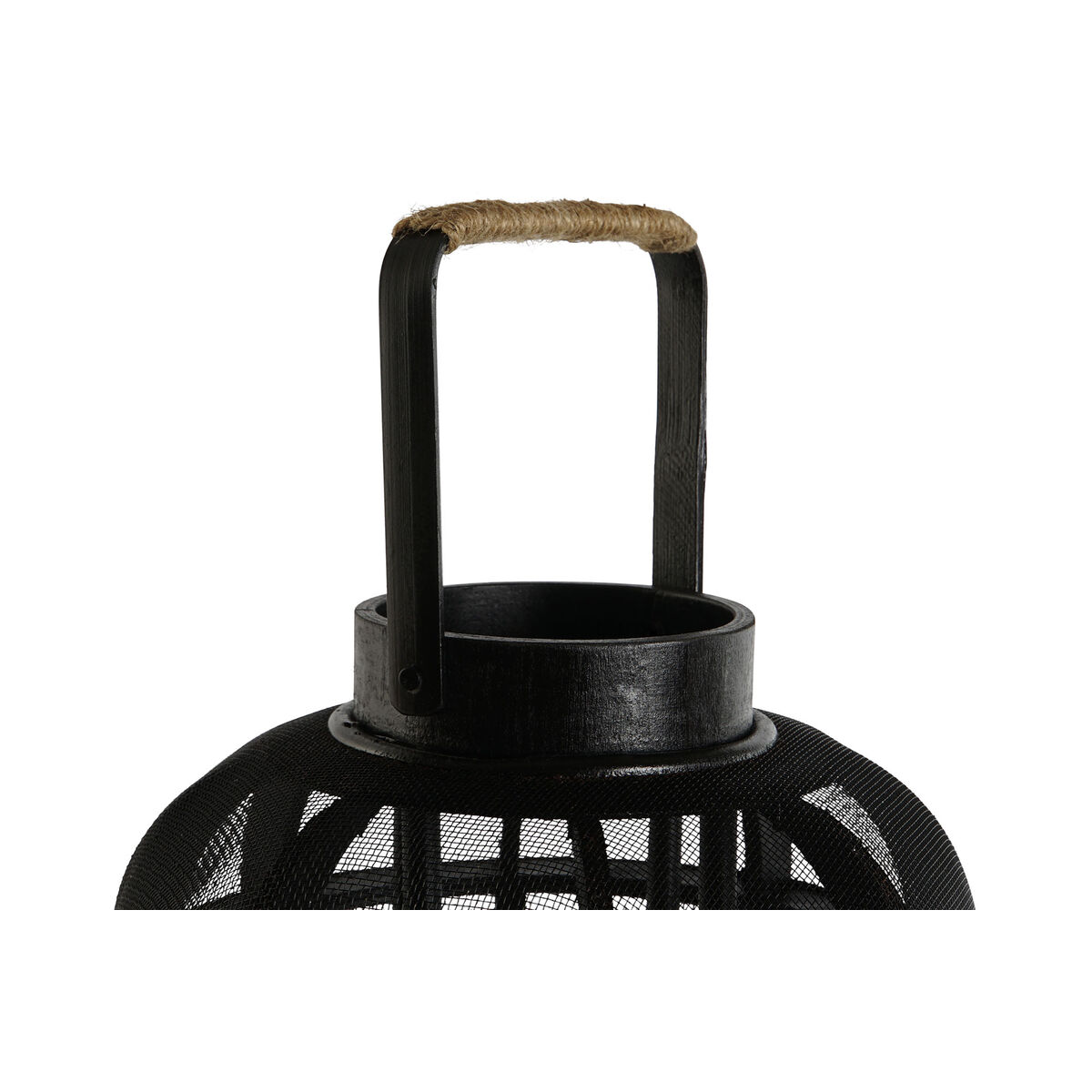 Candleholder Home ESPRIT Black Metal 25,5 x 25,5 x 46,5 cm