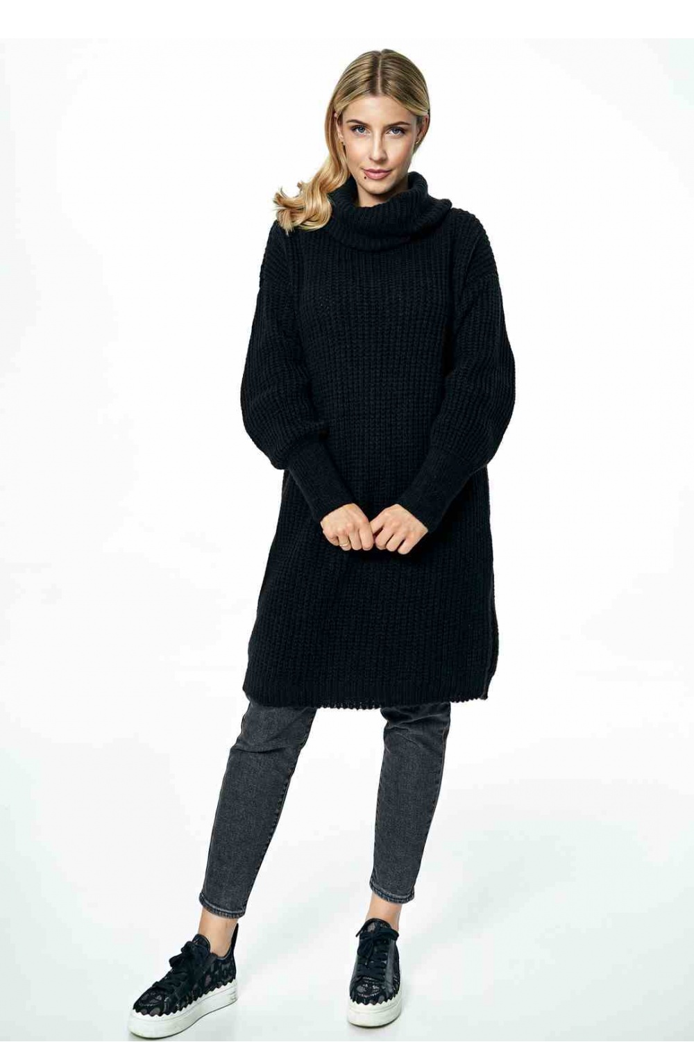 Langpullover model 172213 Figl schwarz Damen