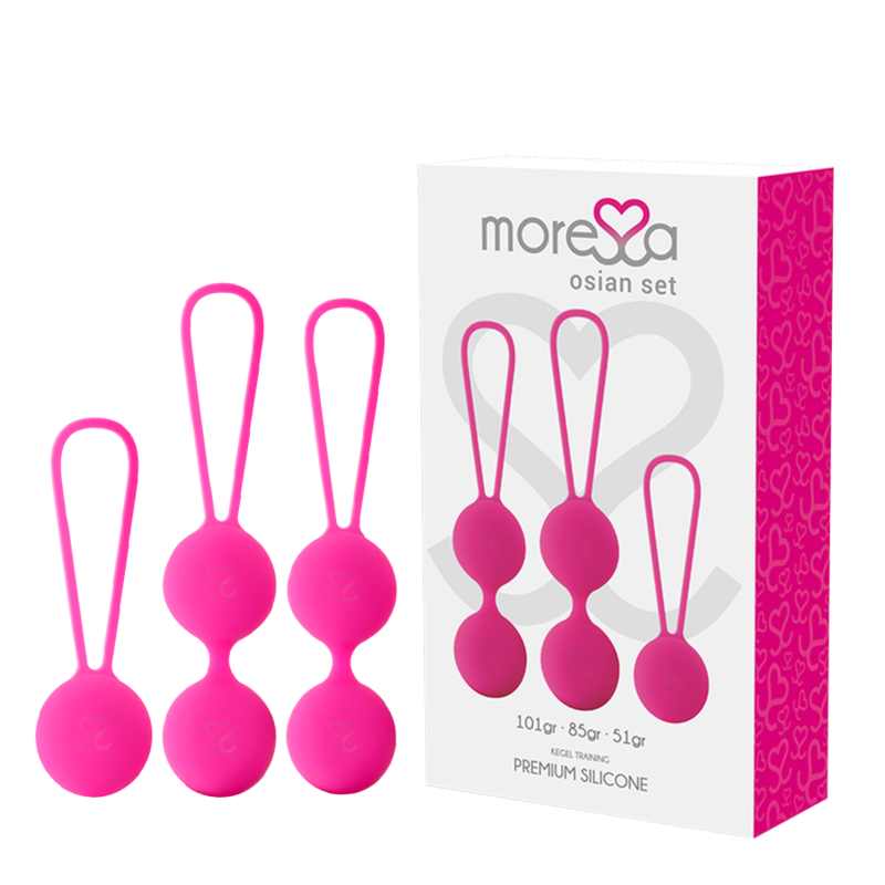 MORESSA OSIAN SET PREMIUM SILICONE  PINK