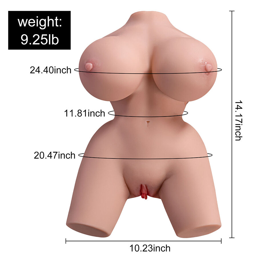 XISE - FRIEDA REALISTIC FEMALE TORSO WITH VIBRATION 36 CM XISE - FRIEDA REALISTIC FEMALE TORSO WITH VIBRATION 36 CM