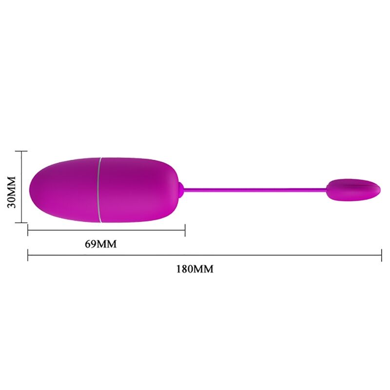 PRETTY LOVE - NYMPH VIBRATING EGG APP CONTROLLED PURPLE PRETTY LOVE - NYMPH VIBRATING EGG APP CONTROLLED PURPLE