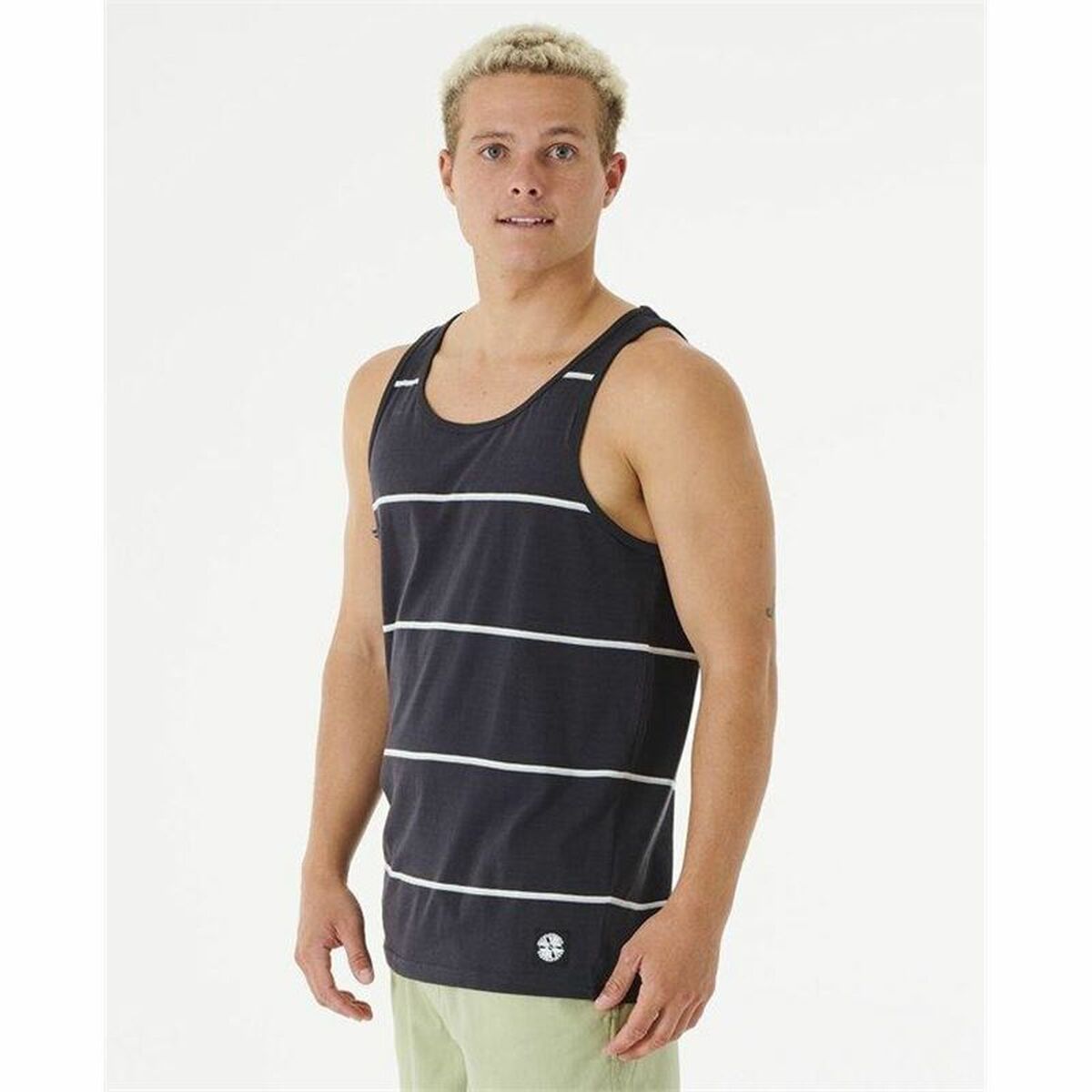 Men's Sleeveless T-shirt Rip Curl Swc Rails Tank Black Men