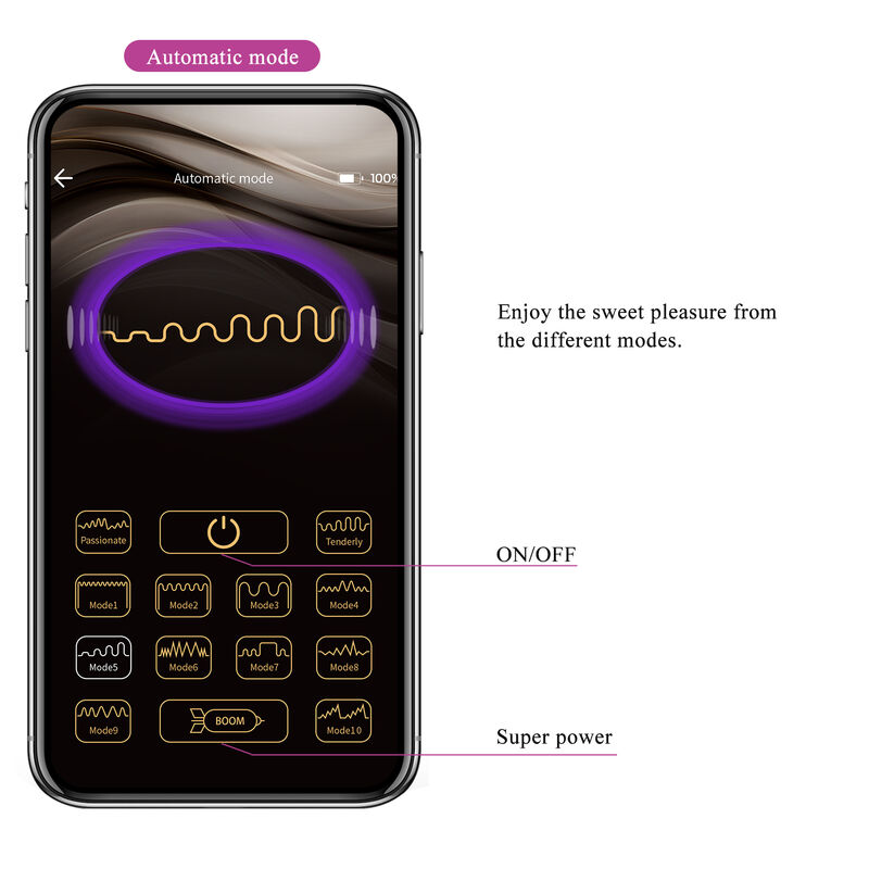 PRETTY LOVE - HECTOR ELECTROSHOCK VIBRATOR BY APP CONTROL PURPLE PRETTY LOVE - HECTOR ELECTROSHOCK VIBRATOR BY APP CONTROL PURPLE