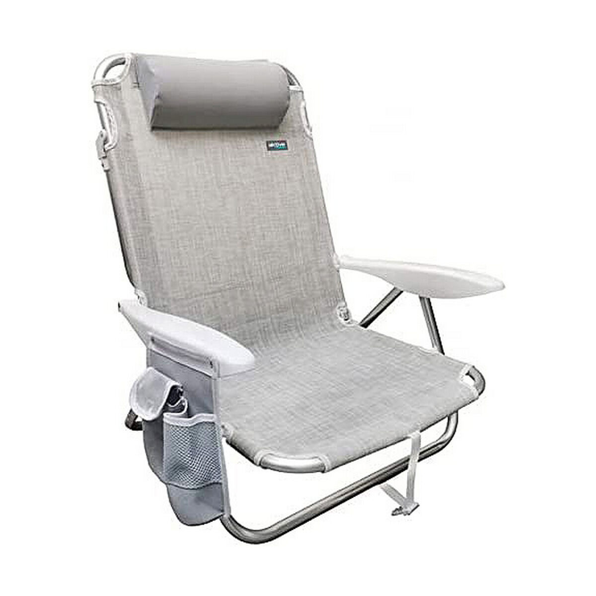 Beach Chair Color Baby Grey 51 x 45 x 76 cm