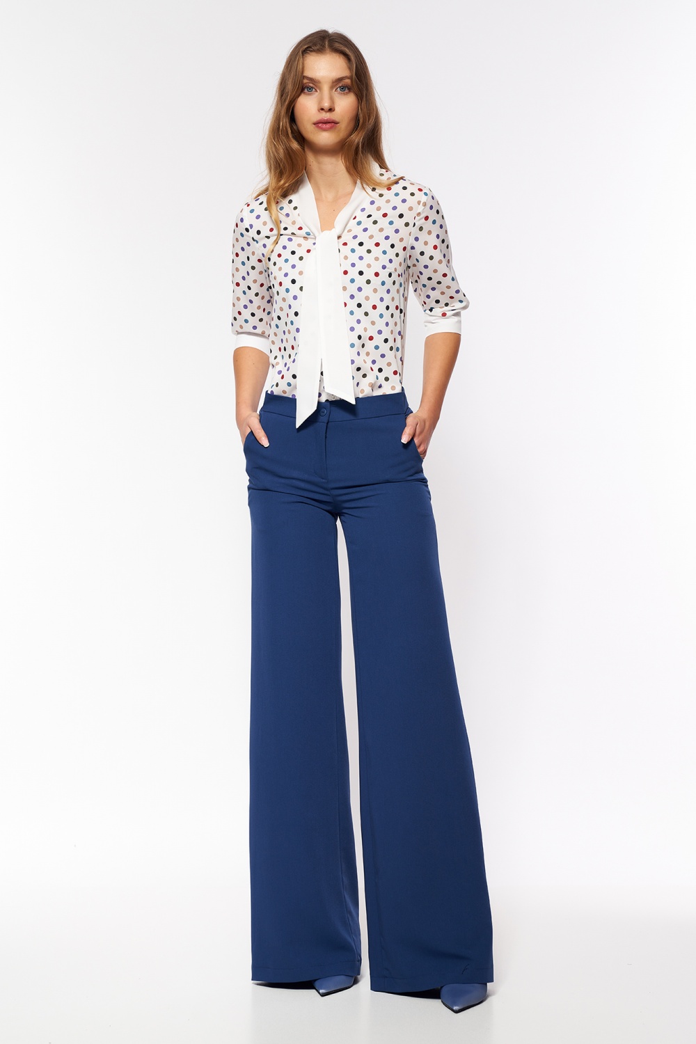  Trousers model 162975 Nife  navy blue