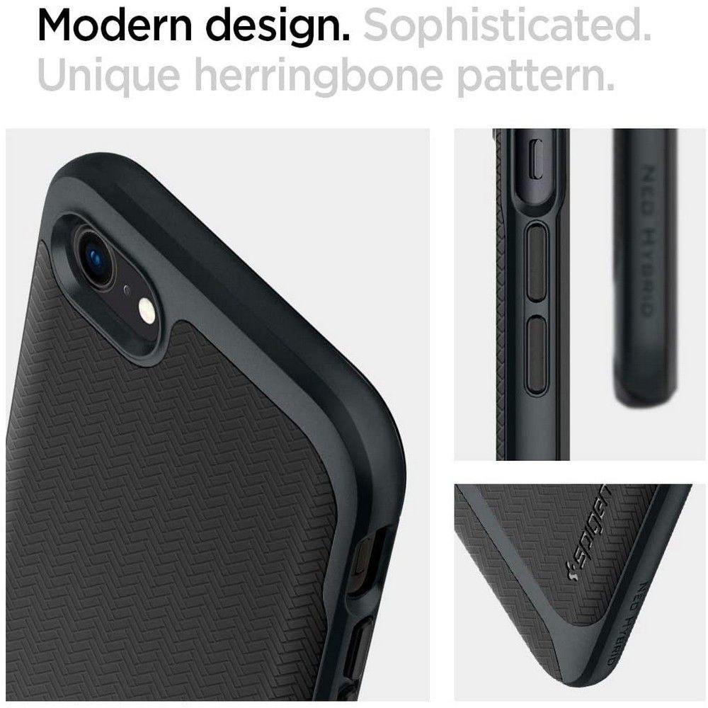 Spigen Neo Hybrid Apple iPhone SE 2022/SE 2020/8/7 Metal Slate