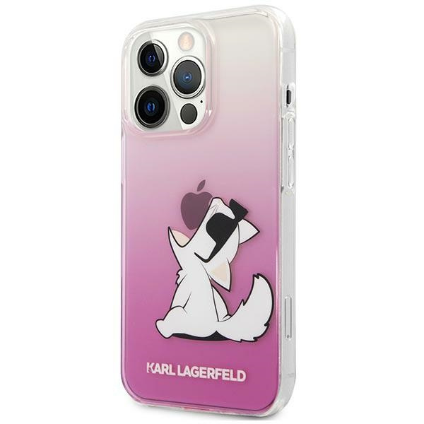 Karl Lagerfeld KLHCP14XCFNRCPI Apple iPhone 14 Pro Max hardcase pink Choupette Fun