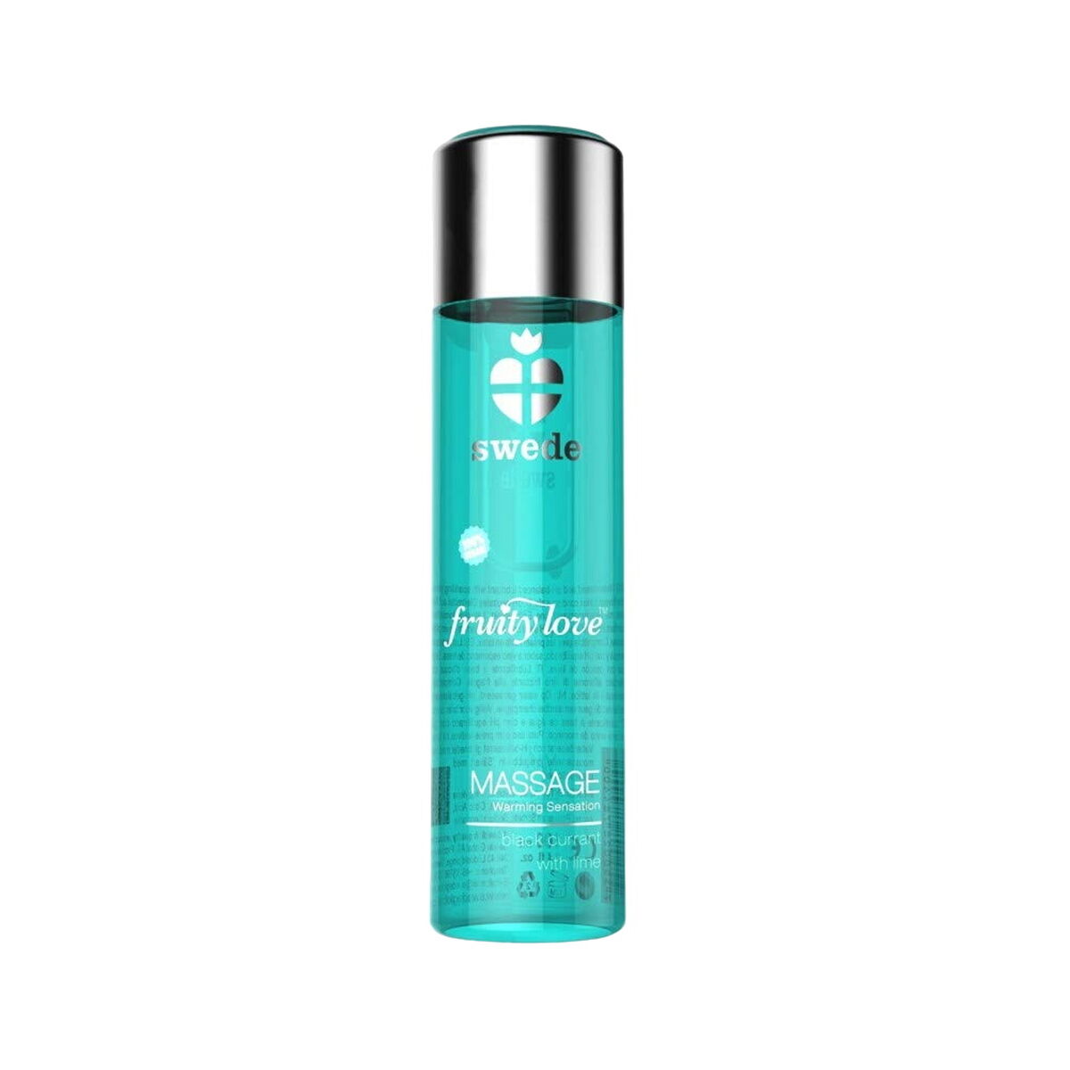 Erotic Massage Oil Swede 120 ml Heating Effect Lime Blackcurrant
