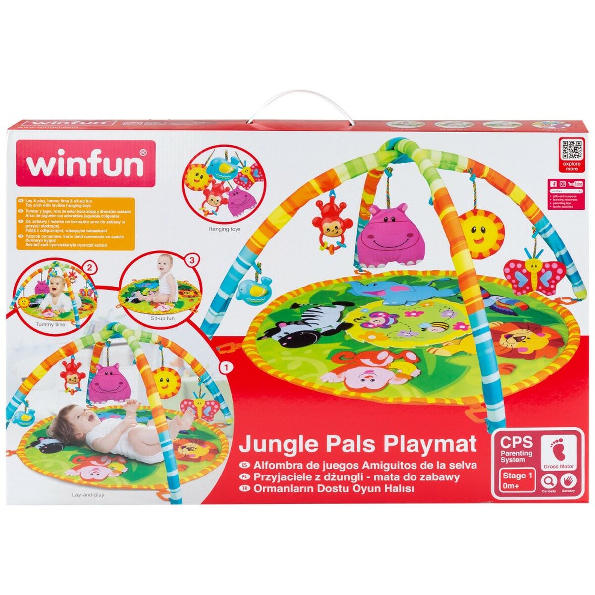 Spielmatte Winfun Dschungel (4 Stück)