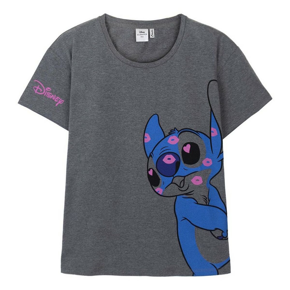 Women’s Short Sleeve T-Shirt Stitch Dark grey