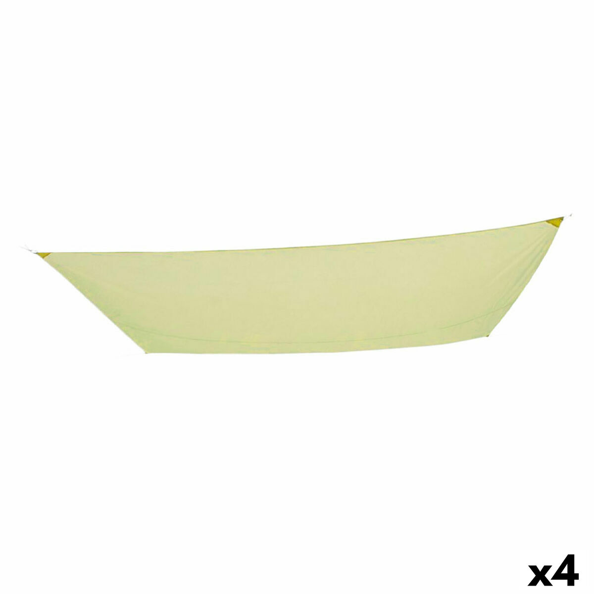 Awning Aktive Triangular 300 x 0,5 x 400 cm Polyester Cream (4 Units)