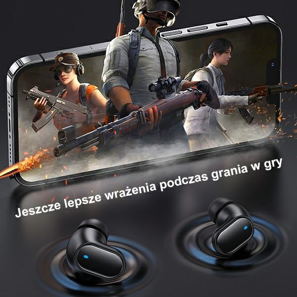USAMS BH series TWS Earphones Bluetooth 5.1 red BHUBH03