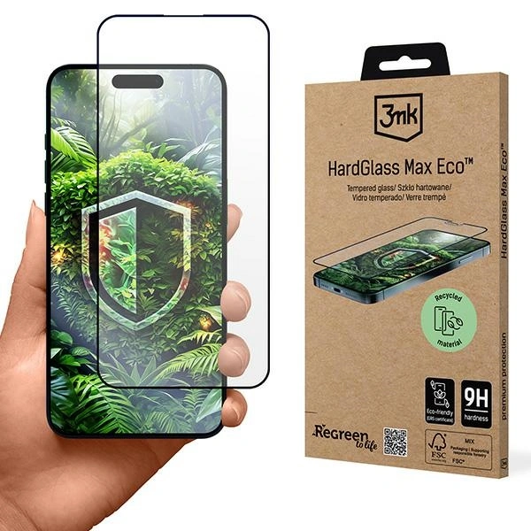 3MK HardGlass Max Eco Apple iPhone 15 Pro Max