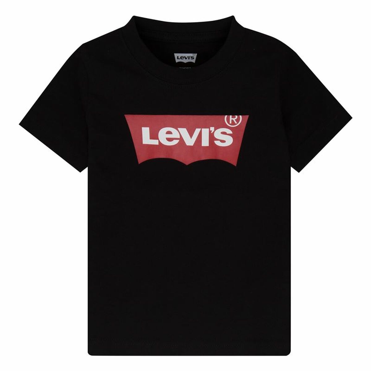 Child's Short Sleeve T-Shirt Levi's Batwing Boy Dark Black