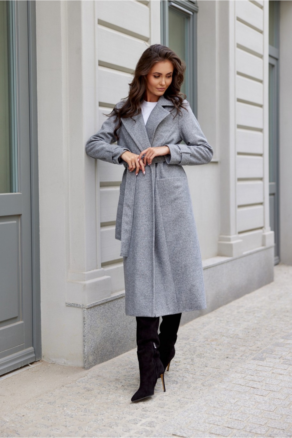  Coat model 185982 Roco Fashion  grey