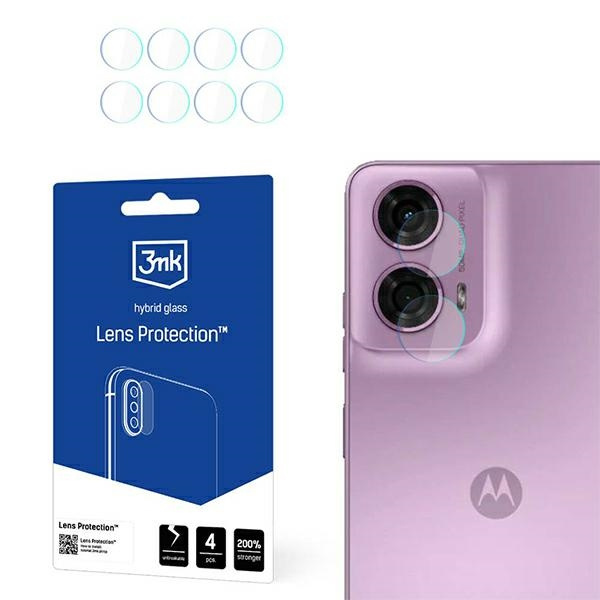 3MK Lens Protect Motorola Moto G24 [4 PACK]
