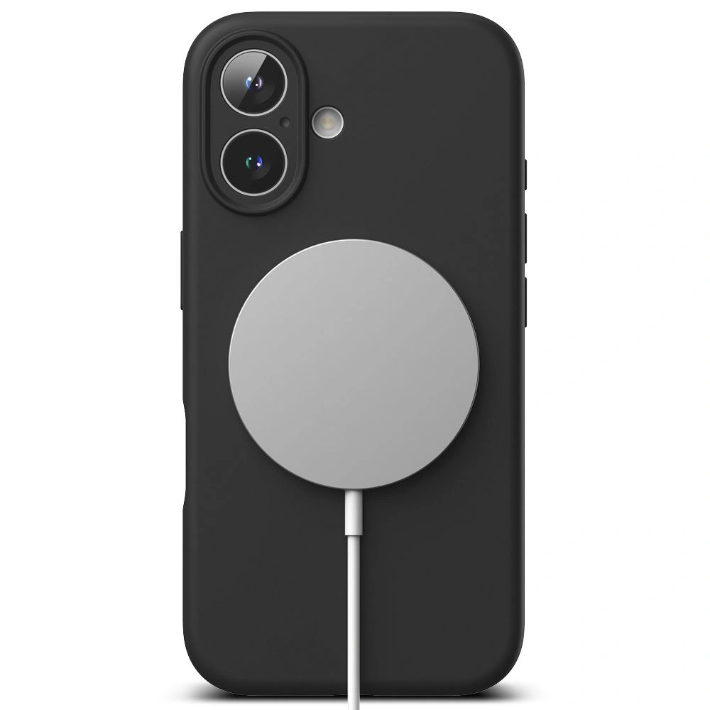 Case Ringke Silicone Magnetic MagSafe Apple iPhone 16 Black