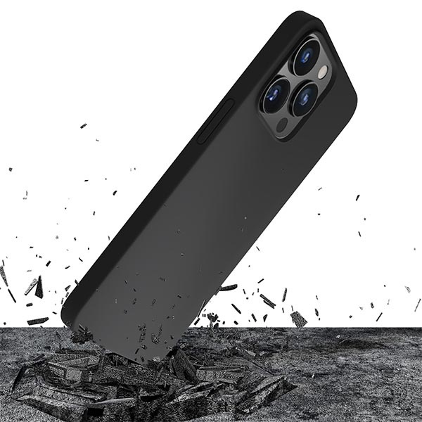 Case 3MK Silicone Case Apple iPhone 13 Pro black/black