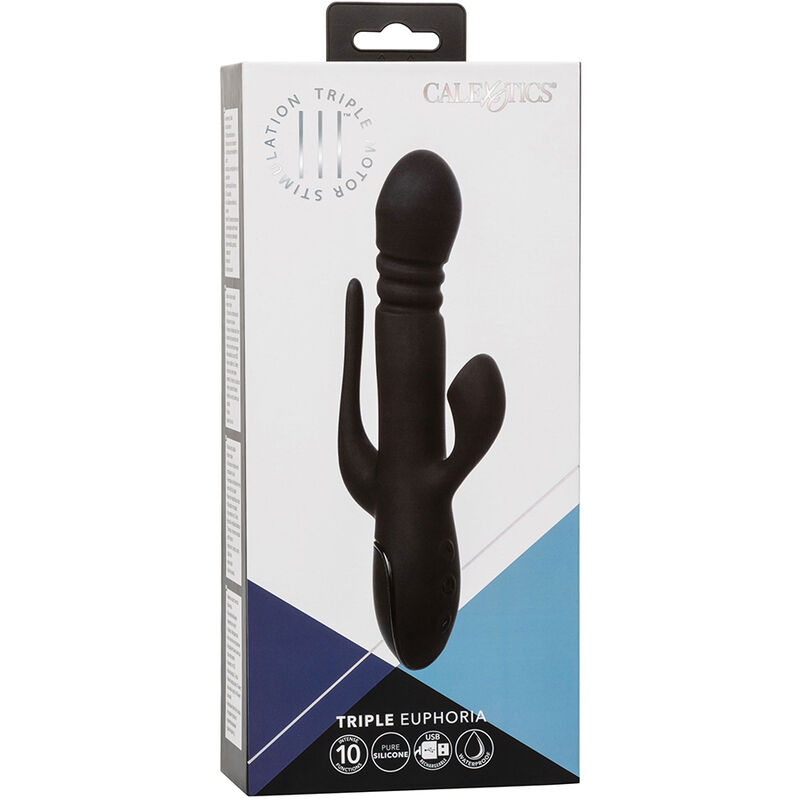 CALIFORNIA EXOTICS - VIBRATOR TRIPLE EUPHORIA BLACK