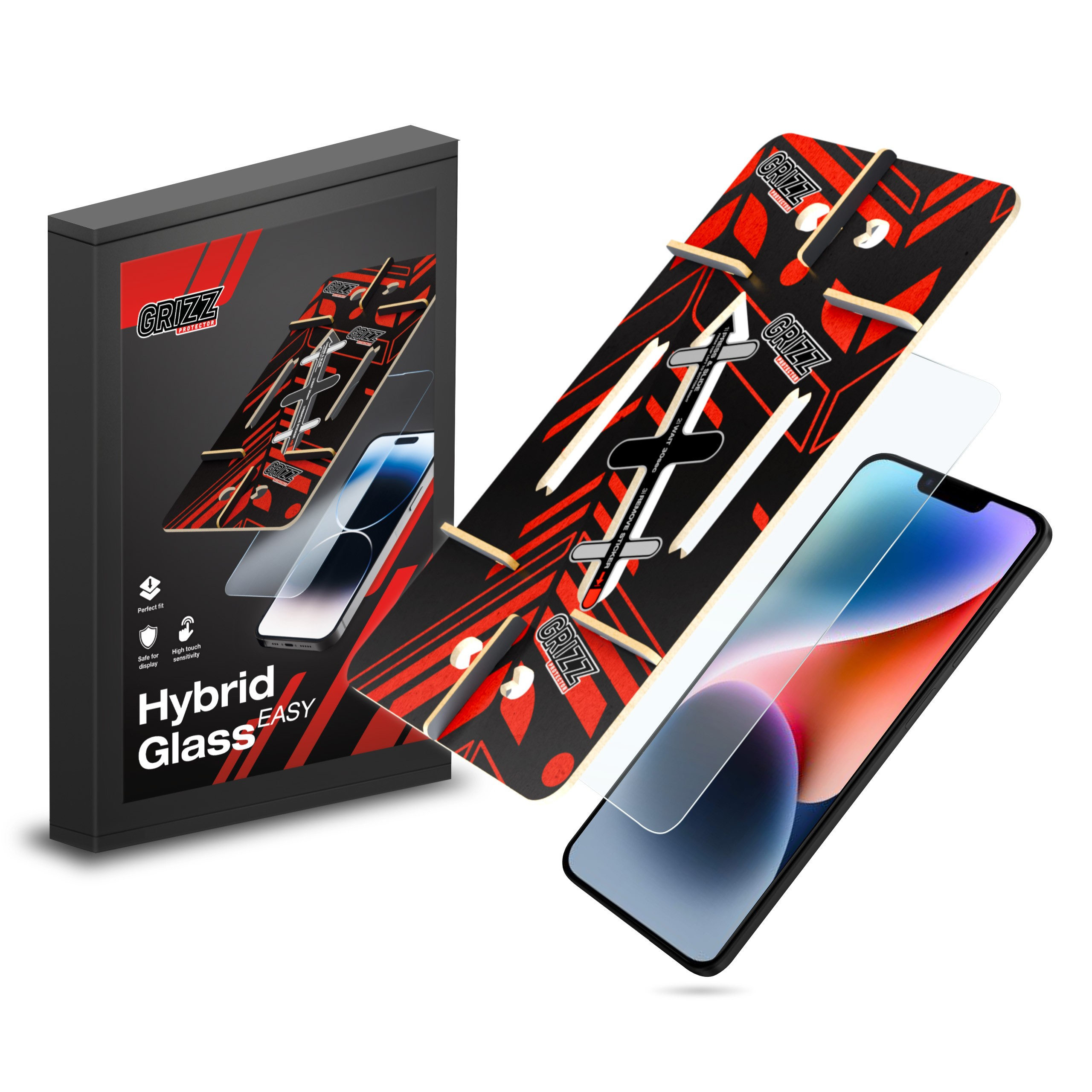 GrizzGlass HybridGlass Easy Apple iPhone 14 Plus