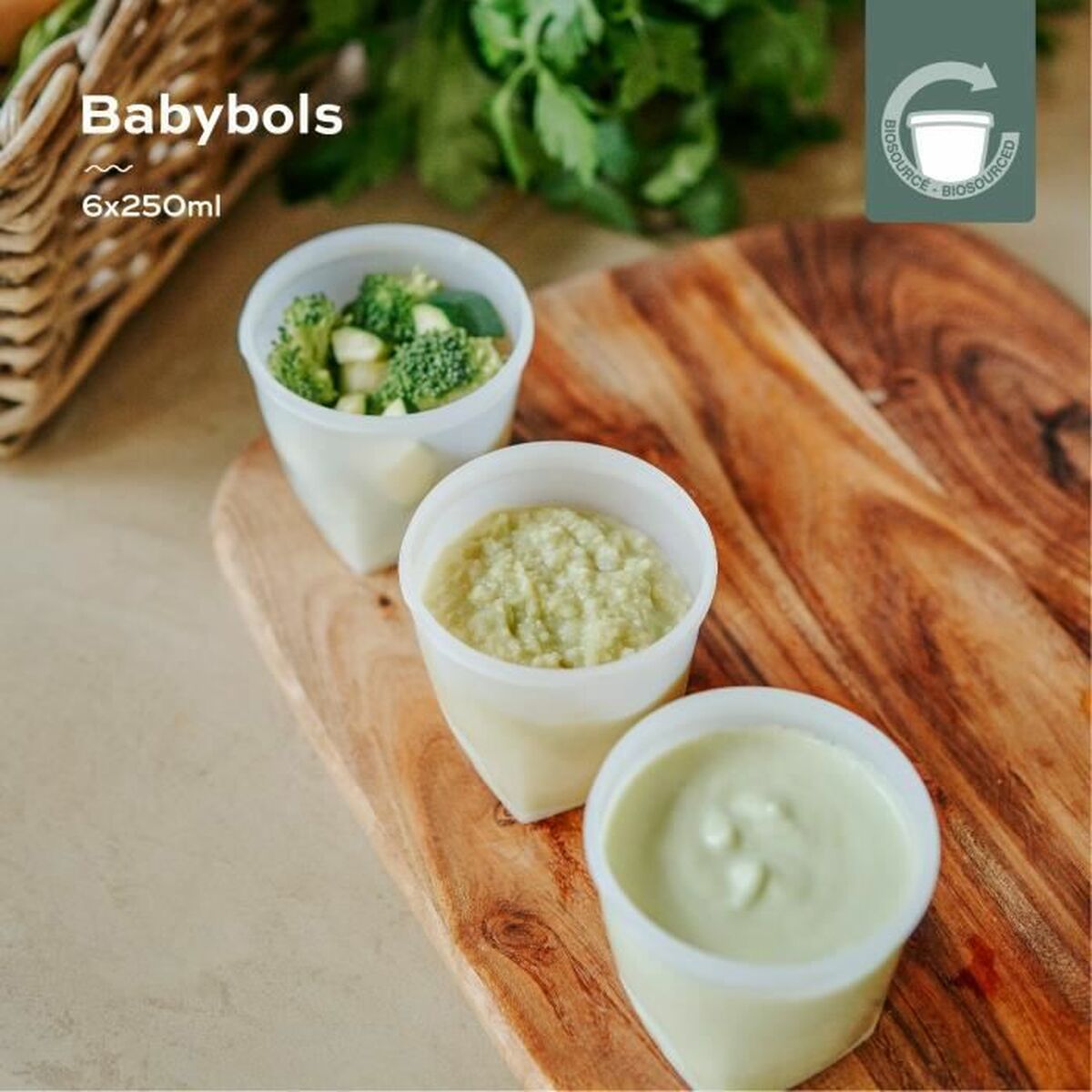 Set of lunch boxes Babymoov Multicolour 3 Units