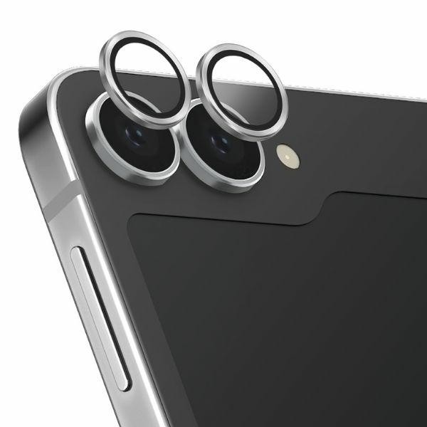 UNIQ Optix Aluminium Camera Lens Protector Samsung Galaxy Z Flip6 shimmer white