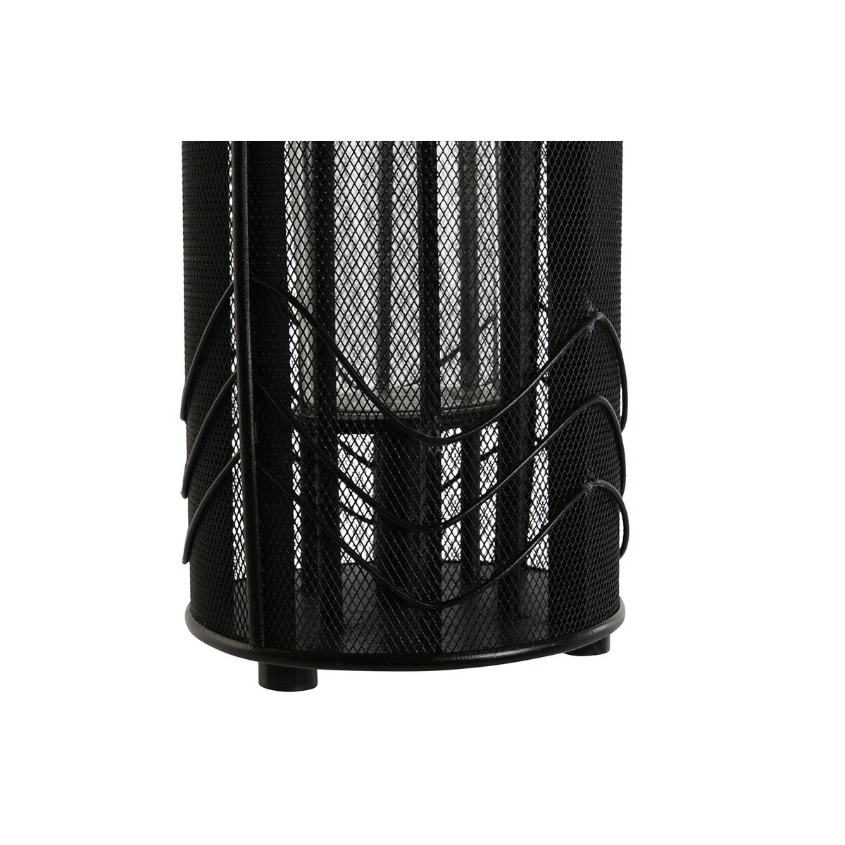 Candleholder Home ESPRIT Black Metal 21,5 x 21,5 x 43,5 cm