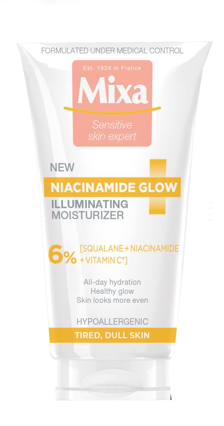 Mixa Niacinamide Glow Krem nawilżająco - rozświetlający do cery matowej i zmęczonej 50ml