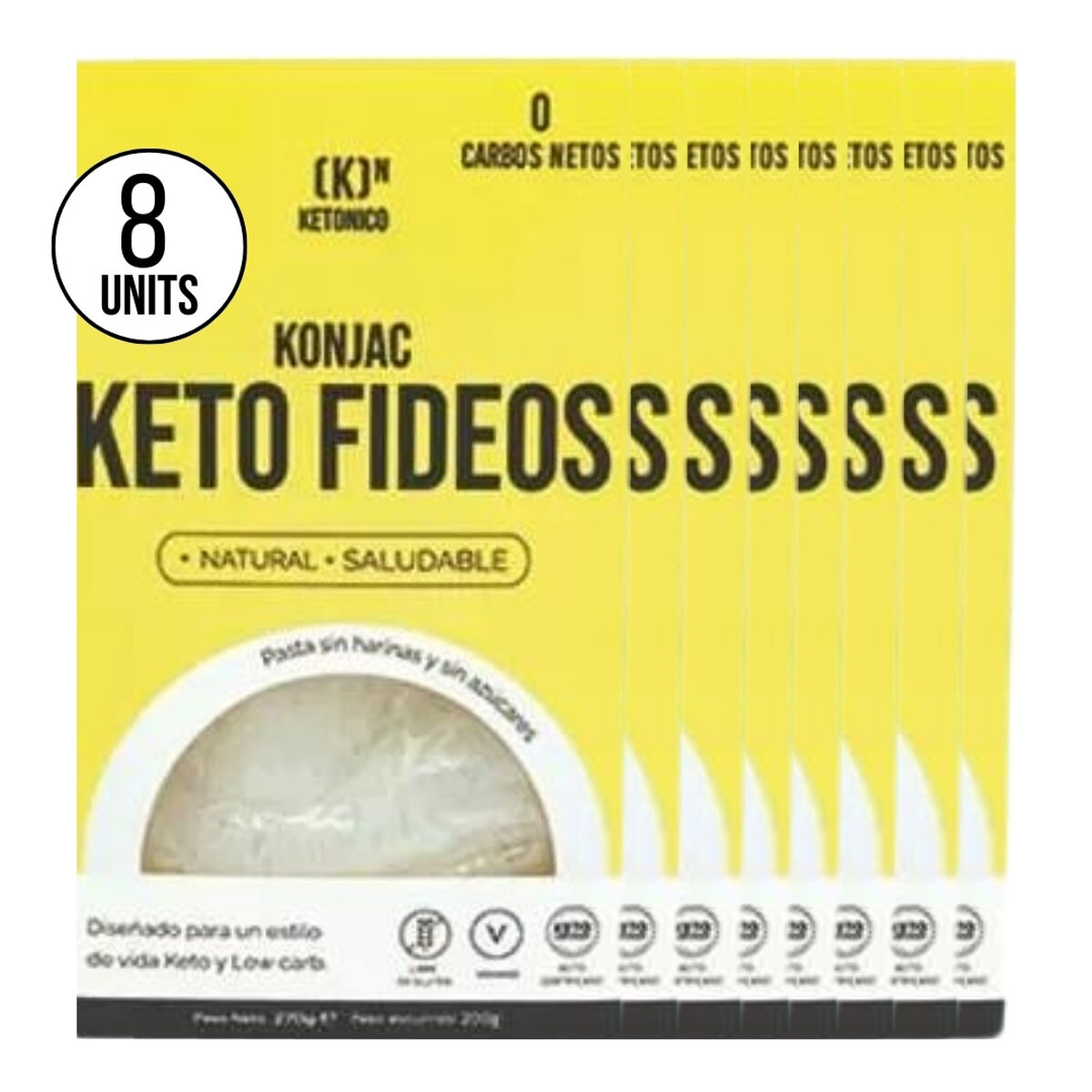 Noodles Ketonico Conscious Konjac (8 Units)