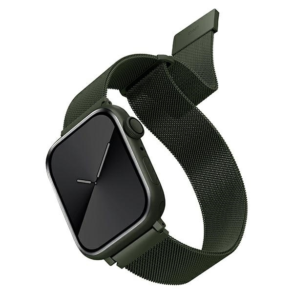 UNIQ strap Dante Apple Watch Series 4/5/6/7/SE 42/44/45mm Stainless Steel green