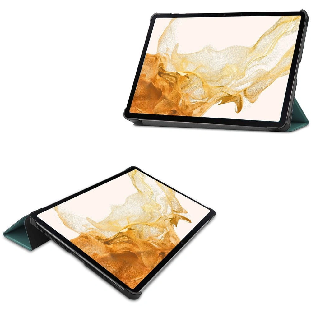 Bizon Case Tab Croc Samsung Galaxy Tab S8 Plus / S7 Plus dark green