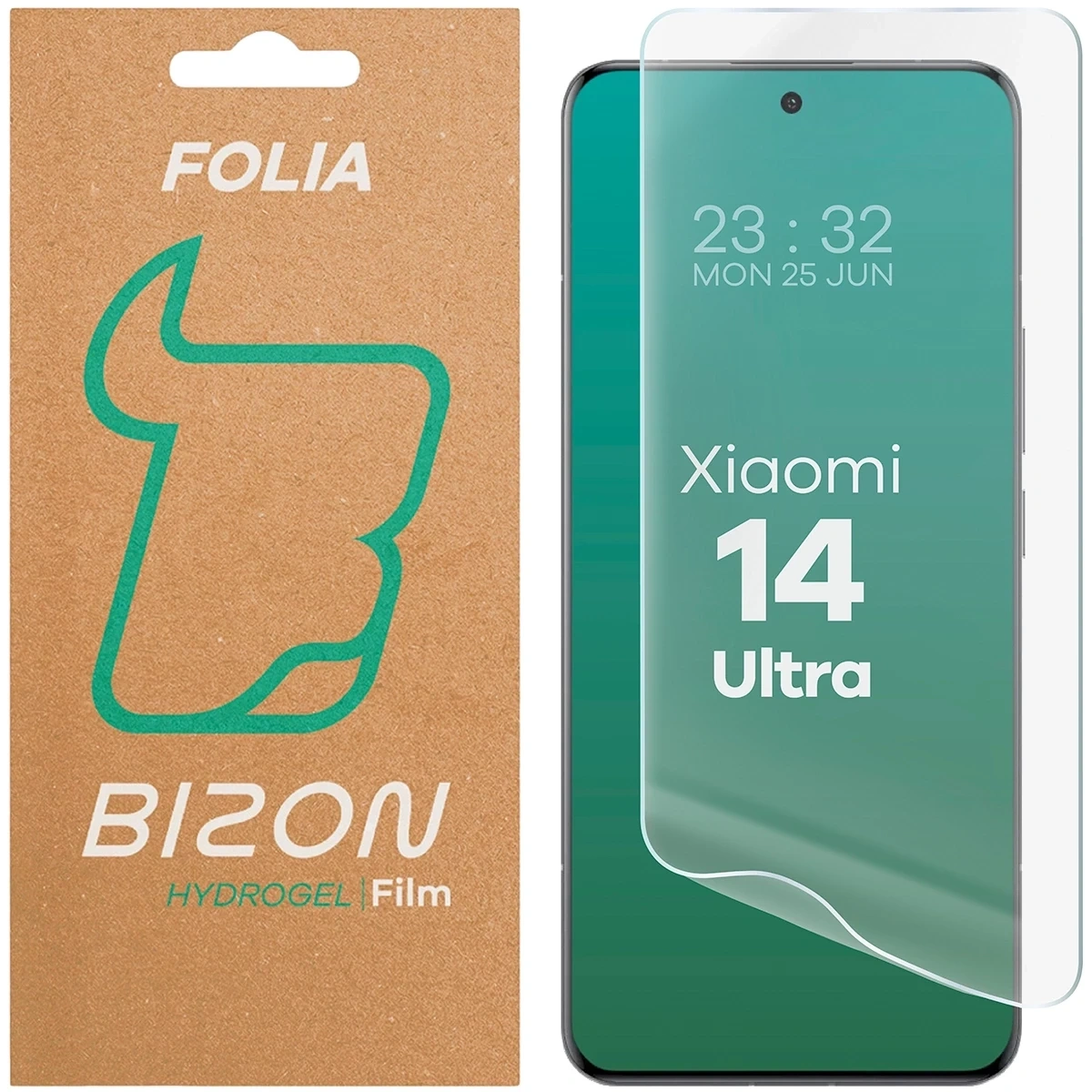 Folia hydrożelowa na ekran Bizon Glass Hydrogel Front do Xiaomi 14 Ultra