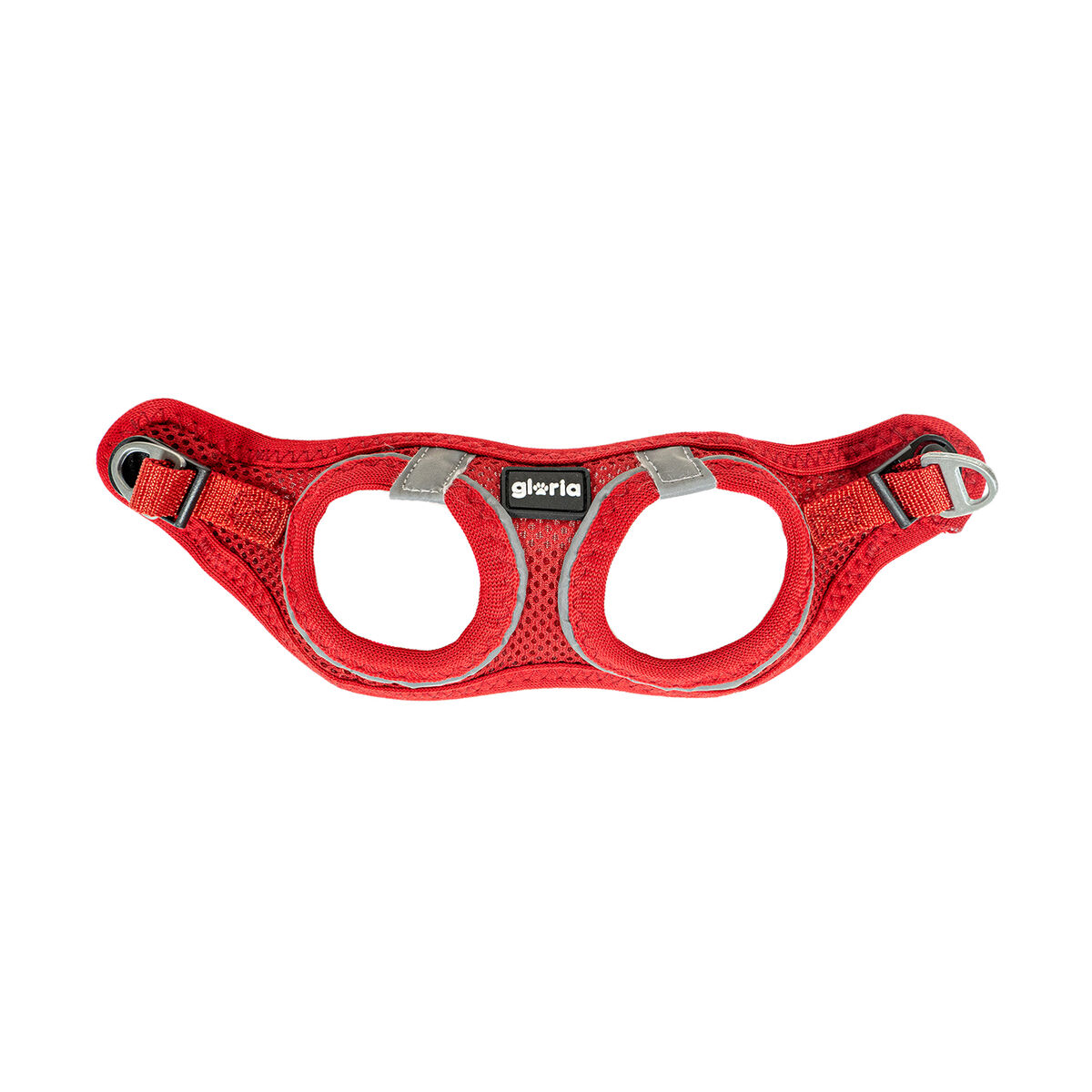 Dog Harness Gloria Trek Star 29,4-32,6 cm 41,4-43 cm Red S