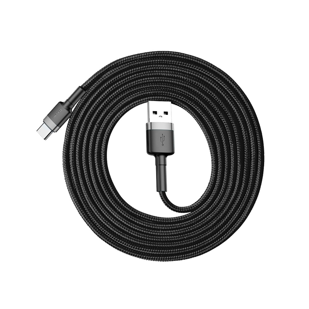 Baseus Cafule USB-A/USB-C Cable QC 3.0 2A 2M black-gray