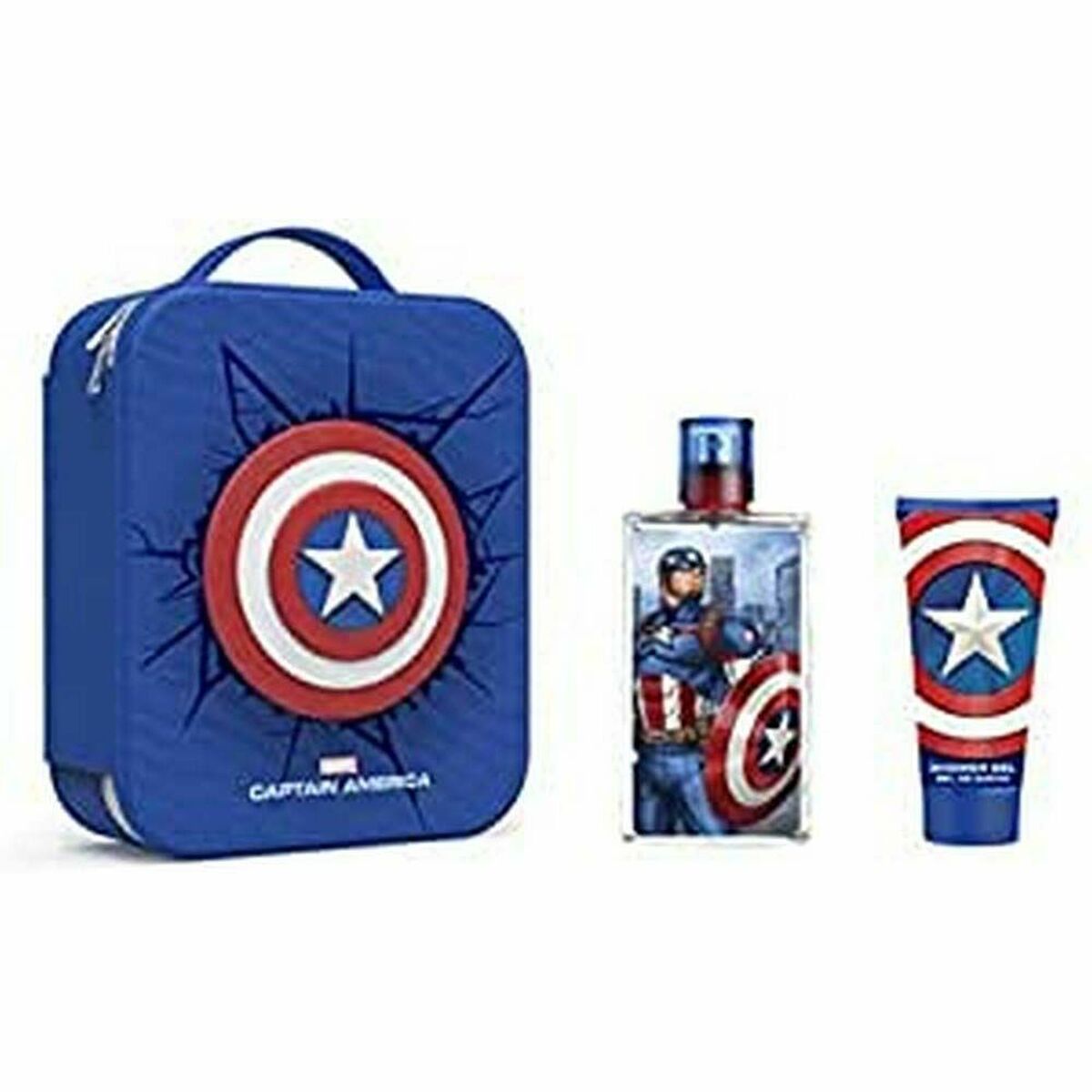 Child's Perfume Set Capitán América AVENGERS EDT Captain America 2 Pieces 3 Pieces