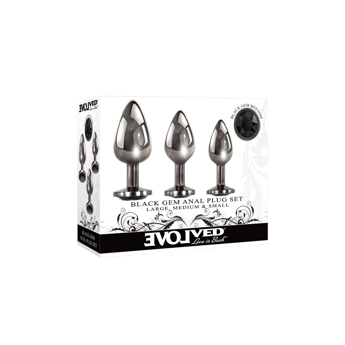 Anal plug Evolved Silver Anal plug Evolved Silver