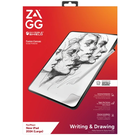ZAGG InvisibleShield Fusion Canvas Apple iPad Air 13" 2024 6 gen