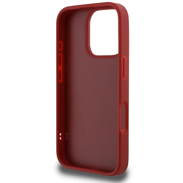 Karl Lagerfeld KLHCP16LPQDSMGR Apple iPhone 16 Pro hardcase Quilted Signature red
