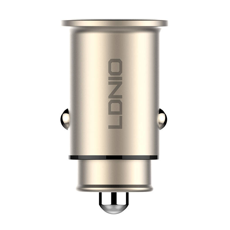 LDNIO C506Q Car Charger USB-A, USB-C + USB-C/USB-C cable