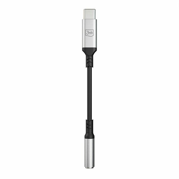 3MK Audio Adapter USB-C/mini jack 3,5 mm black