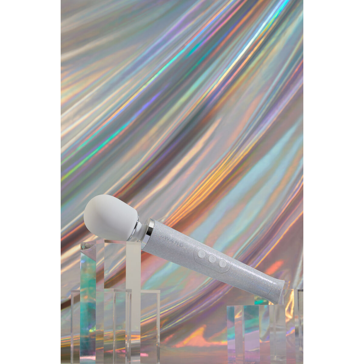 Vibrator Le Wand All That Glimmers Set White Vibrator Le Wand All That Glimmers Set White
