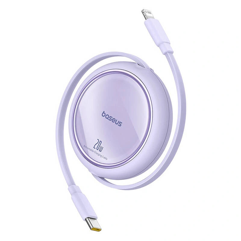 Baseus Free2Pull USB-C / Lightning cable 20W 1m (purple)