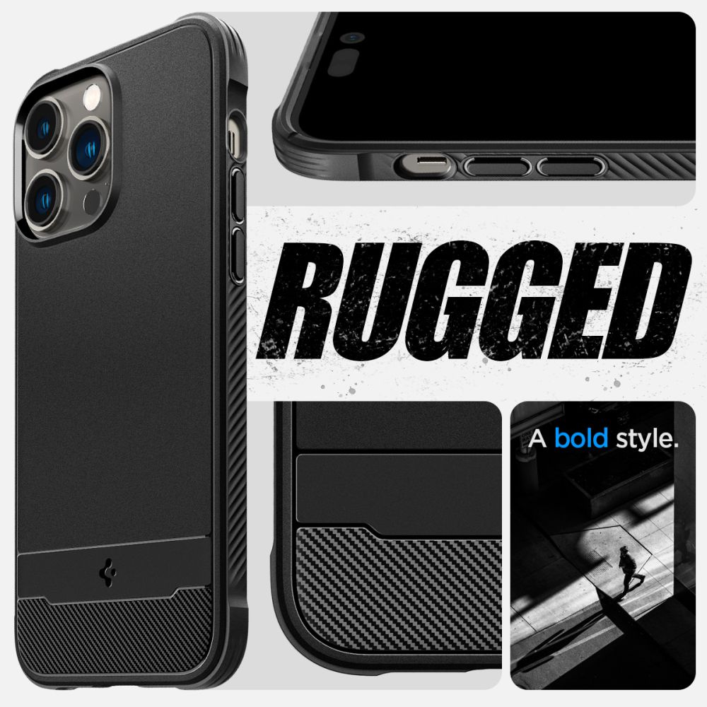 Spigen Rugged Armor Mag MagSafe Apple iPhone 14 Pro Max Matte Black