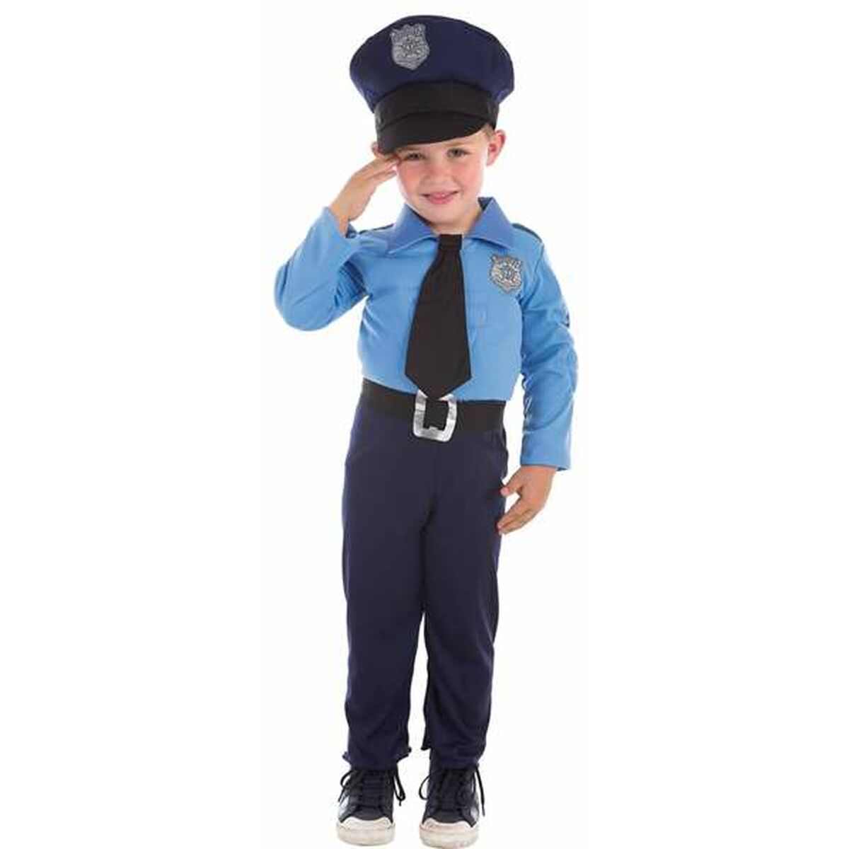 Costume for Children Muscular Police Officer