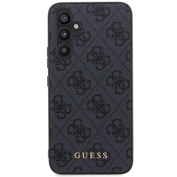 Guess GUHCSA54G4GFGR Samsung Galaxy A54 5G grey hard case 4G Metal Gold Logo