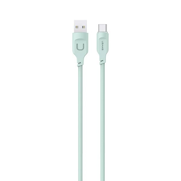 USAMS Lithe Series Cable USB-C PD Fast Charging 1,2m 6A green (US-SJ568)