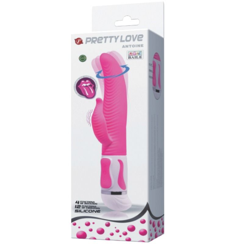 PRETTY LOVE FLIRTATION ANTOINE VIBRATOR ROTATION FUNCTION