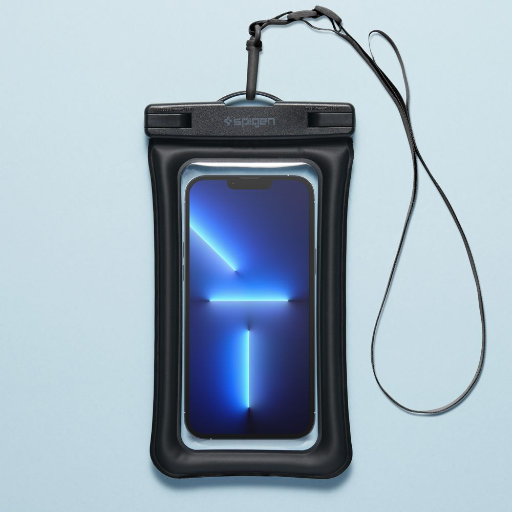Uniwersalne wodoszczelne etui Spigen A610 Universal Waterproof Float Case Black [2 PACK]