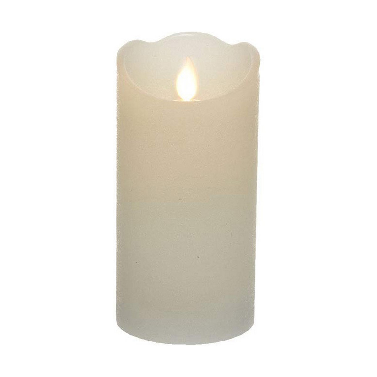 LED Candle Lumineo White Ø 7,5 X 15 CM (AA)