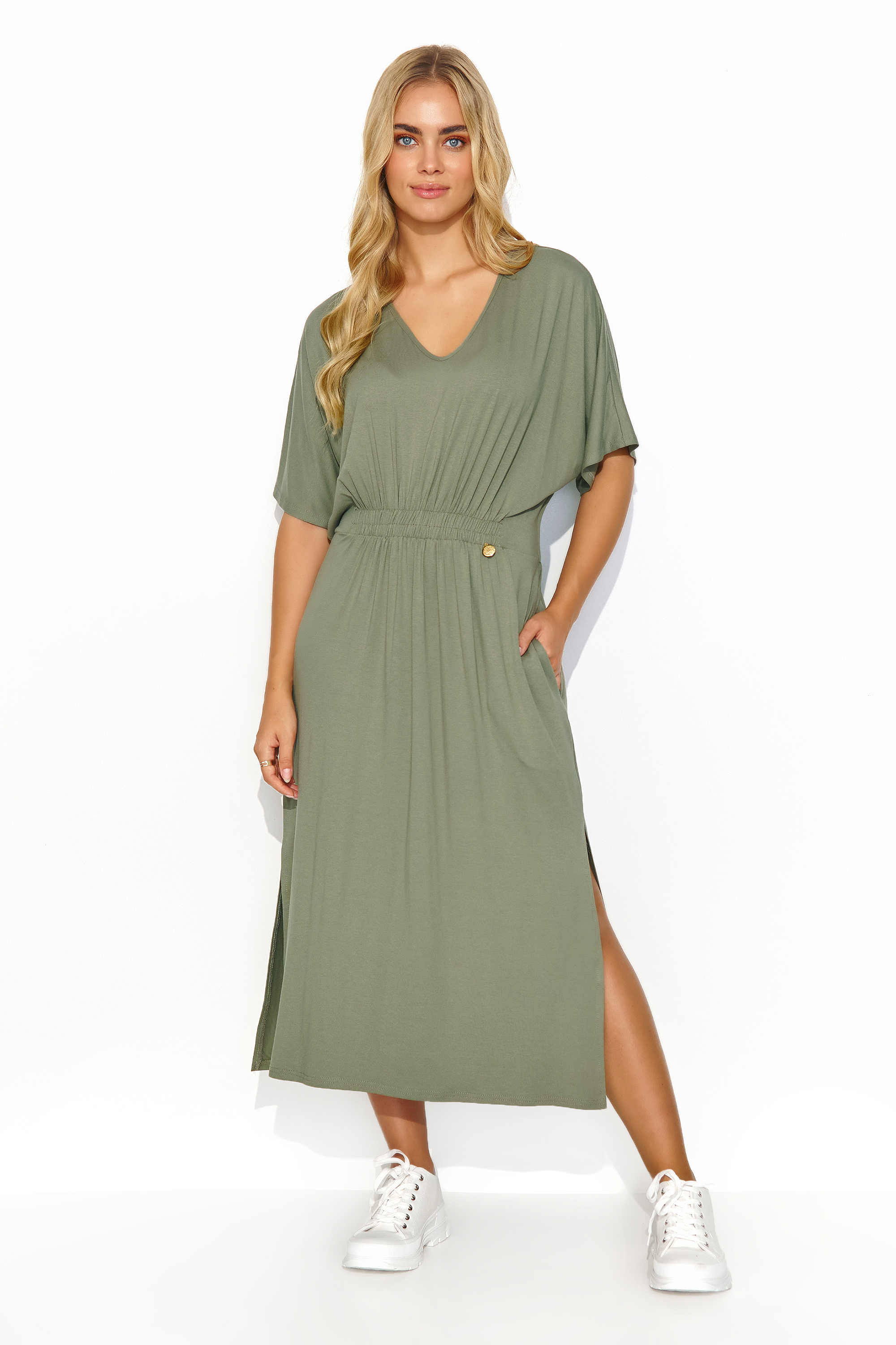  Daydress model 193221 Makadamia  green